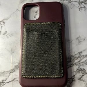 iphone 11 silicone case with wallet